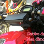 Lampu Strobo Dashboard kaca