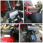 Lampu Strobo Dashboard kaca