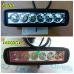 Lampu Tembak Luxeon 18w 6 Mata Lurus