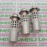 Lampu Utama Motor Soket H6 Lensa Dua Warna