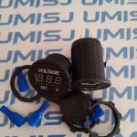 Charger Cas HP Dual USB Plus Voltmeter