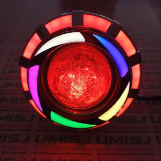 Lampu Utama Projie Led Dengan Variasi Lampu Angel Eye Dan Demon Eye